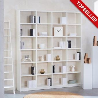 Regalwand_Weiss_lackiert_Topseller_Wehry_Regal_4_Spalten