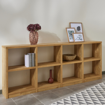 Sideboard-Wildeiche-Echtholz-4x2-Faecher-mit-Abschlussdeckel