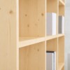 Detail eines Regals aus Fichte Massivholz Premium mit natürlicher Holzmaserung