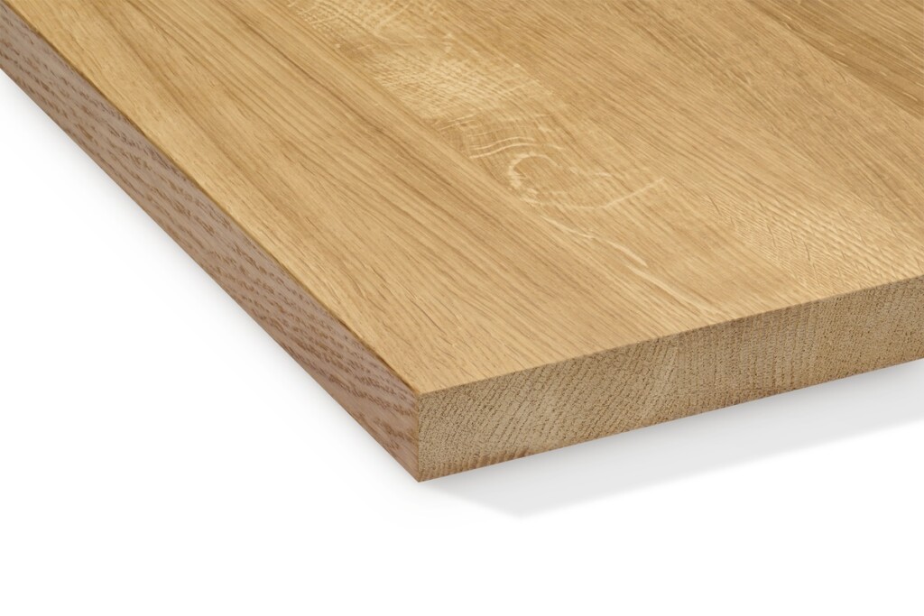 Eiche Massivholz Premium mit durchgehenden Lamellen