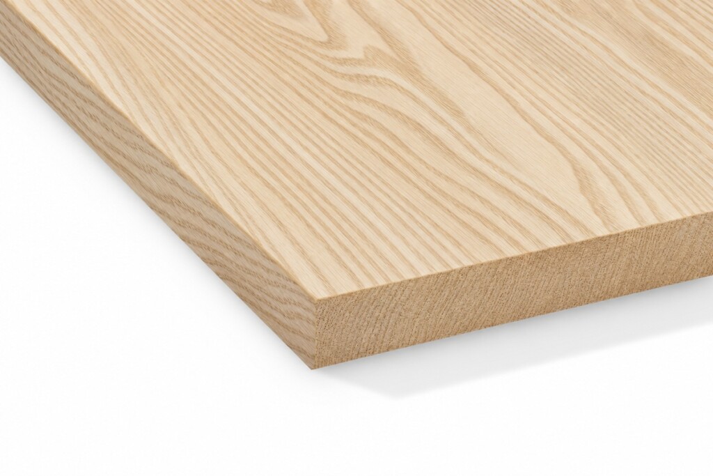 Esche Massivholz Premium mit durchgehenden Lamellen