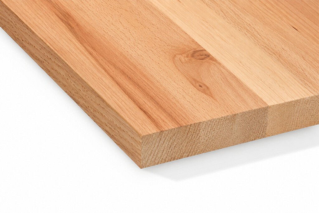 Kernbuche Massivholz Premium mit durchgehenden Lamellen