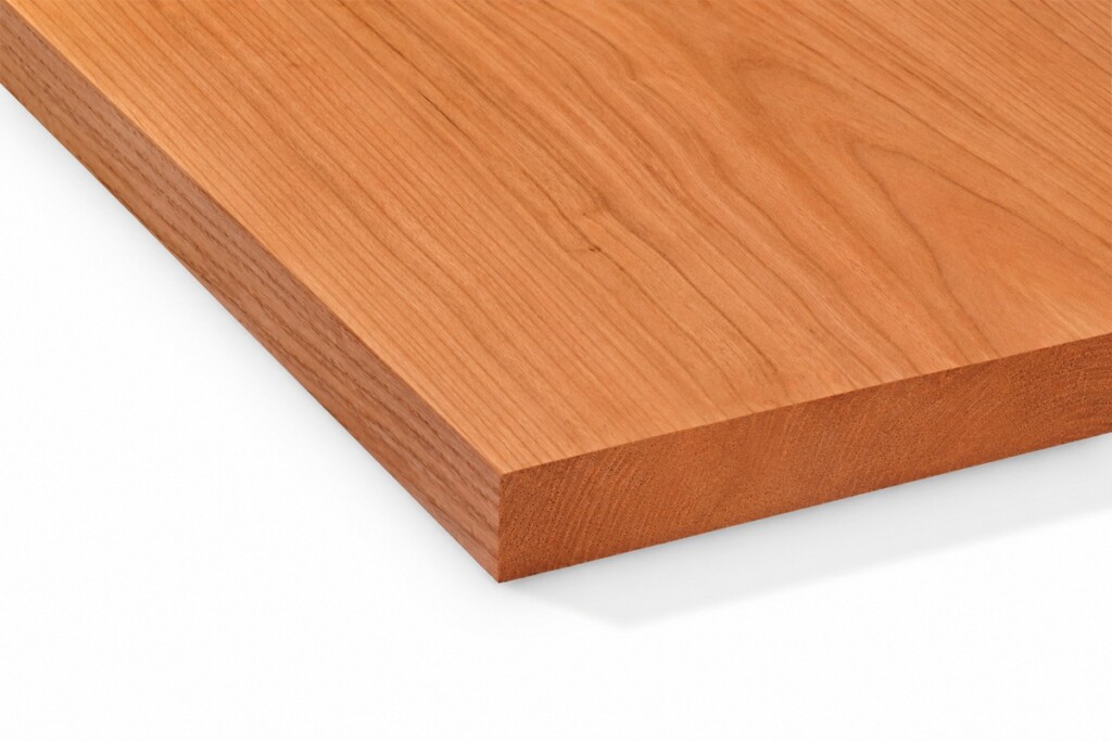 Kirsche Massivholz Premium mit durchgehenden Lamellen